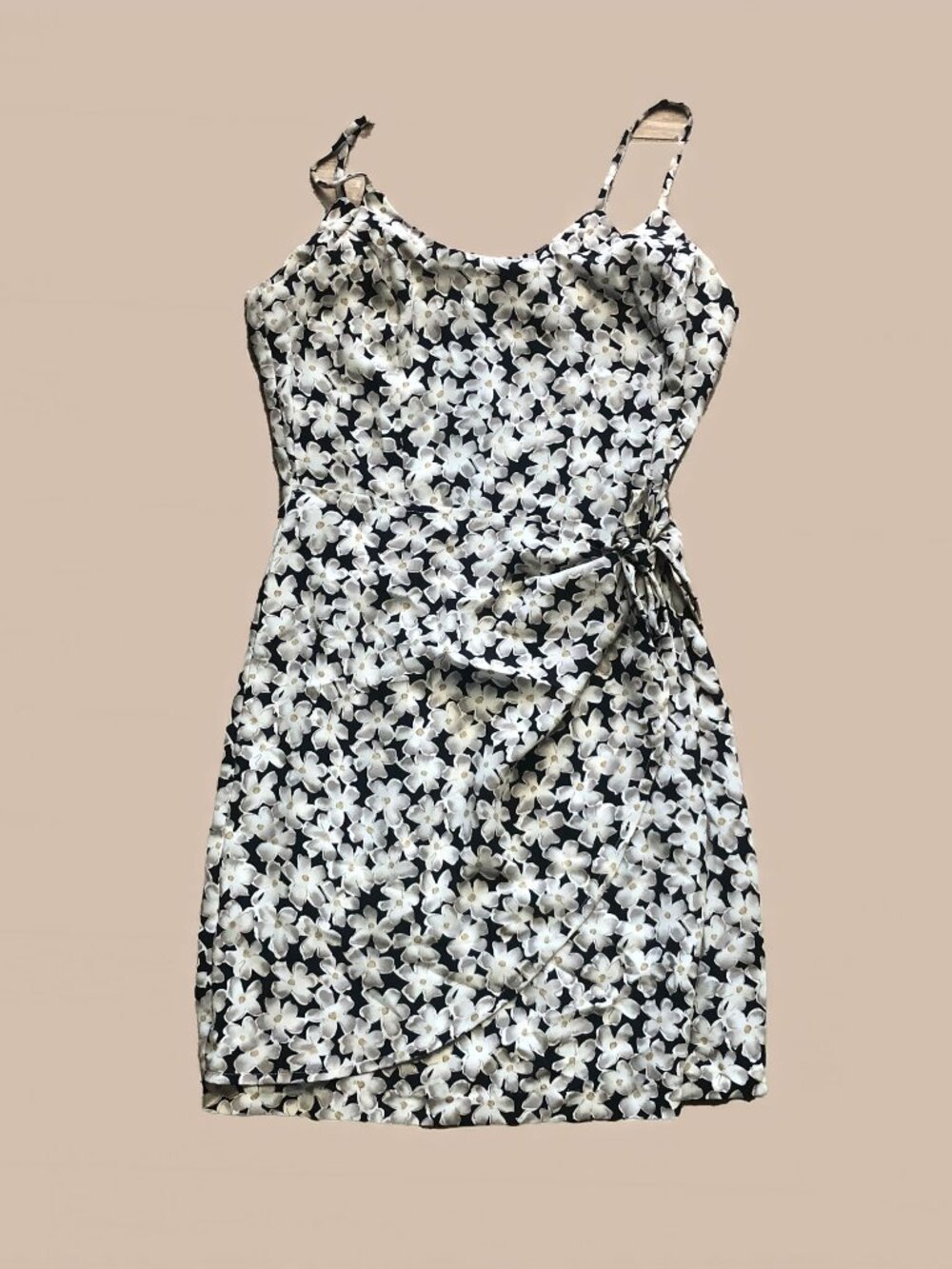 Vintage 90s Style Uptown U.S.A. Ditsy Floral Mini Dress Sz Small